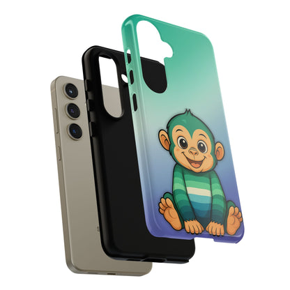 "Monkey Love" – Gay [MLM] Pride Android Tough Phone Case
