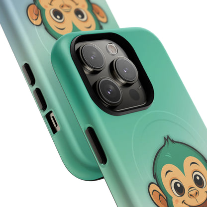 "Monkey Love" – Gay [MLM] Pride Monkey MagSafe® iPhone Tough Case