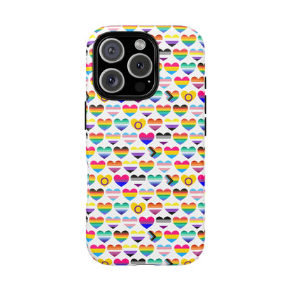 “Heart of Diversity” – Bright Edition – MagSafe® iPhone Tough Case