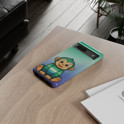 "Monkey Love" – Gay [MLM] Pride Android Tough Phone Case