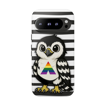 "Fly with Pride" – LGBTQIA+ Ally Pride Hawk Android Tough Phone Case