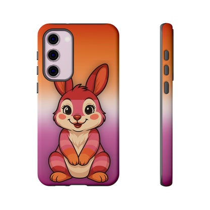 "Hare to Slay" – Lesbian [Femme] Bunny Android Tough Phone Case