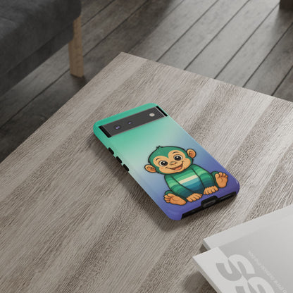 "Monkey Love" – Gay [MLM] Pride Android Tough Phone Case