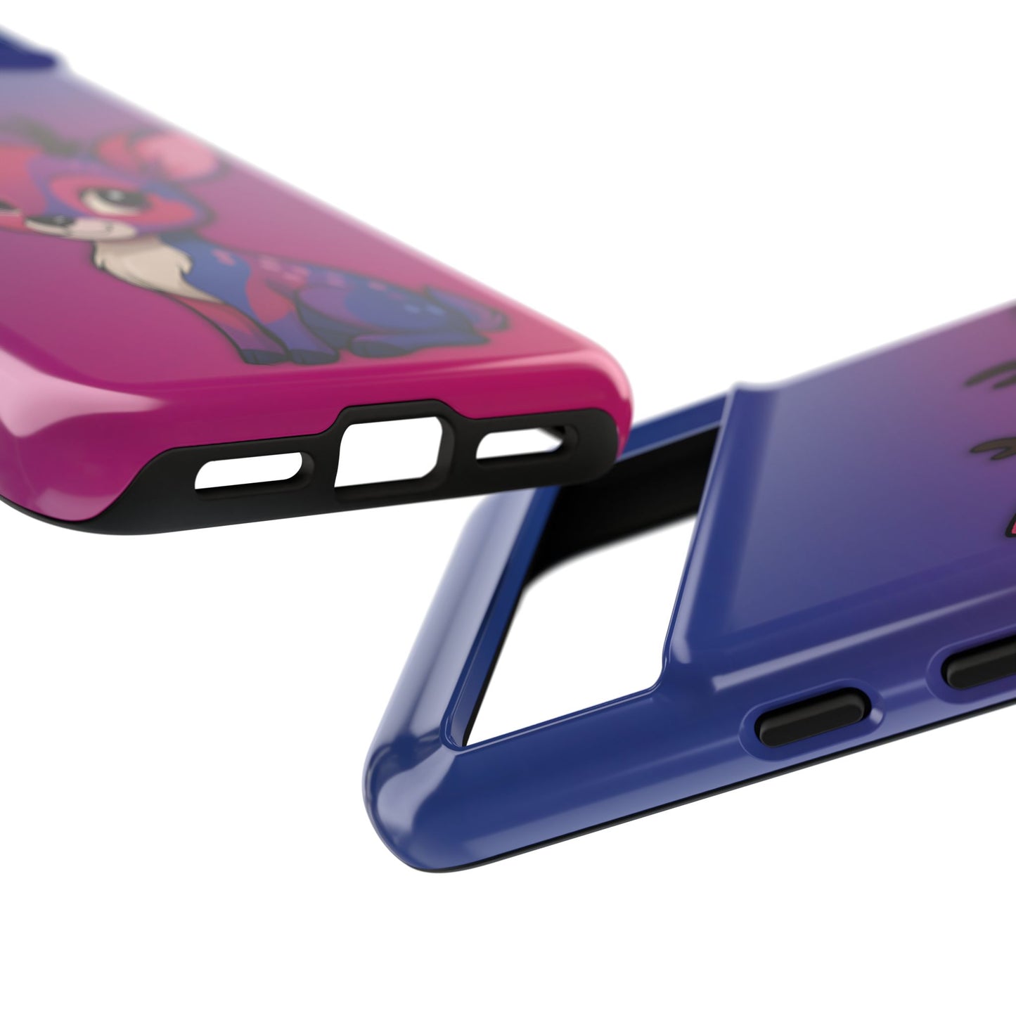 “bi-design” – bisexual pride doe android tough phone case