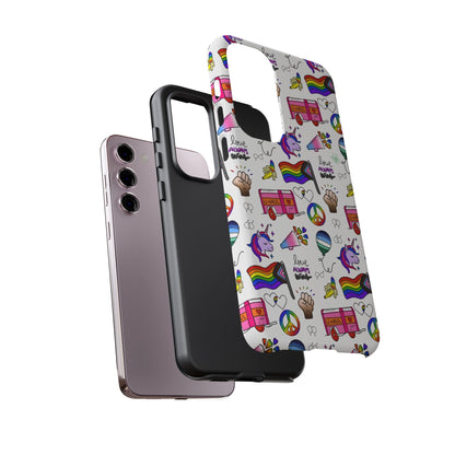 "Identity Mix" LGBTQIA+ Collage Android Tough Phone Case