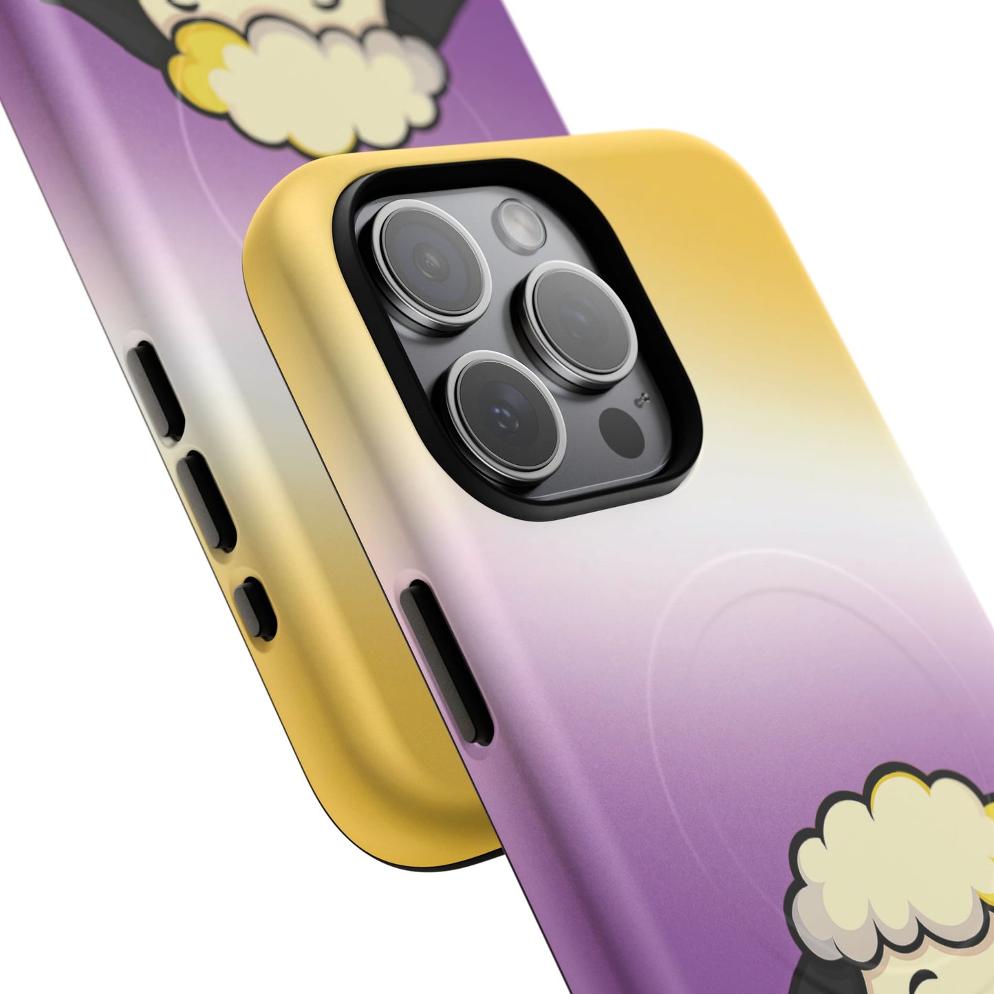 "nonbibaaary" – nonbinary pride sheep magsafe® iphone tough case