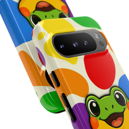 "Rainbow Ribbit" - LGBTQIA+ Pride Frog Android Tough Phone Case