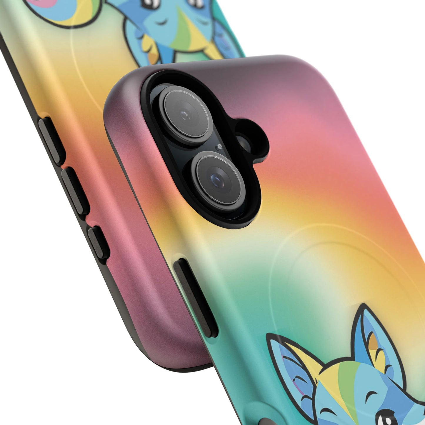 "queer as a fox" – queer pride fox magsafe® iphone case