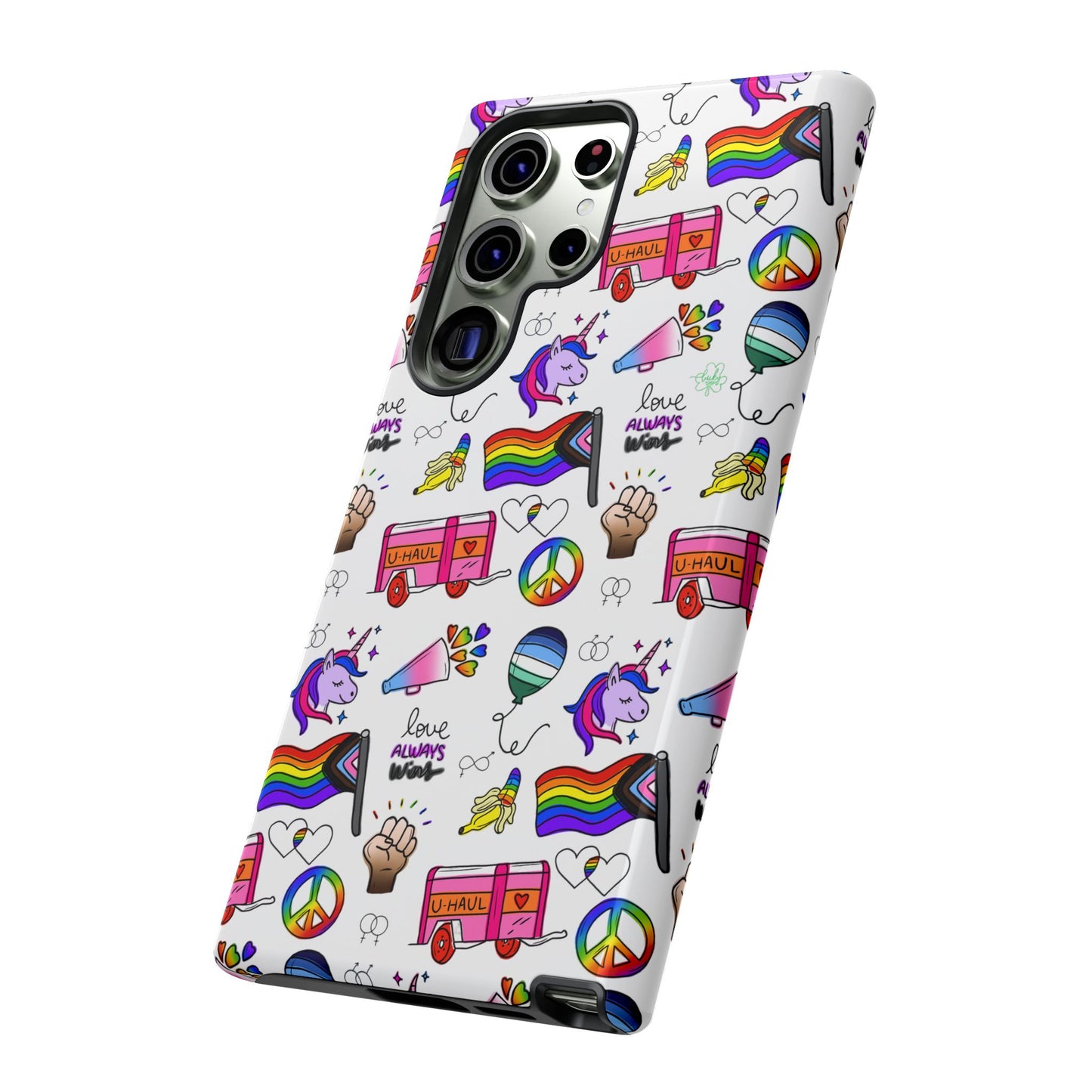"identity mix" lgbtqia+ collage android tough phone case