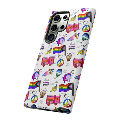 "Identity Mix" LGBTQIA+ Collage Android Tough Phone Case