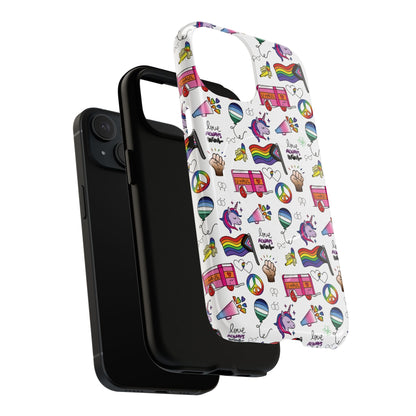 “Identity Mix” LGBTQIA+ Collage MagSafe® Tough iPhone Case