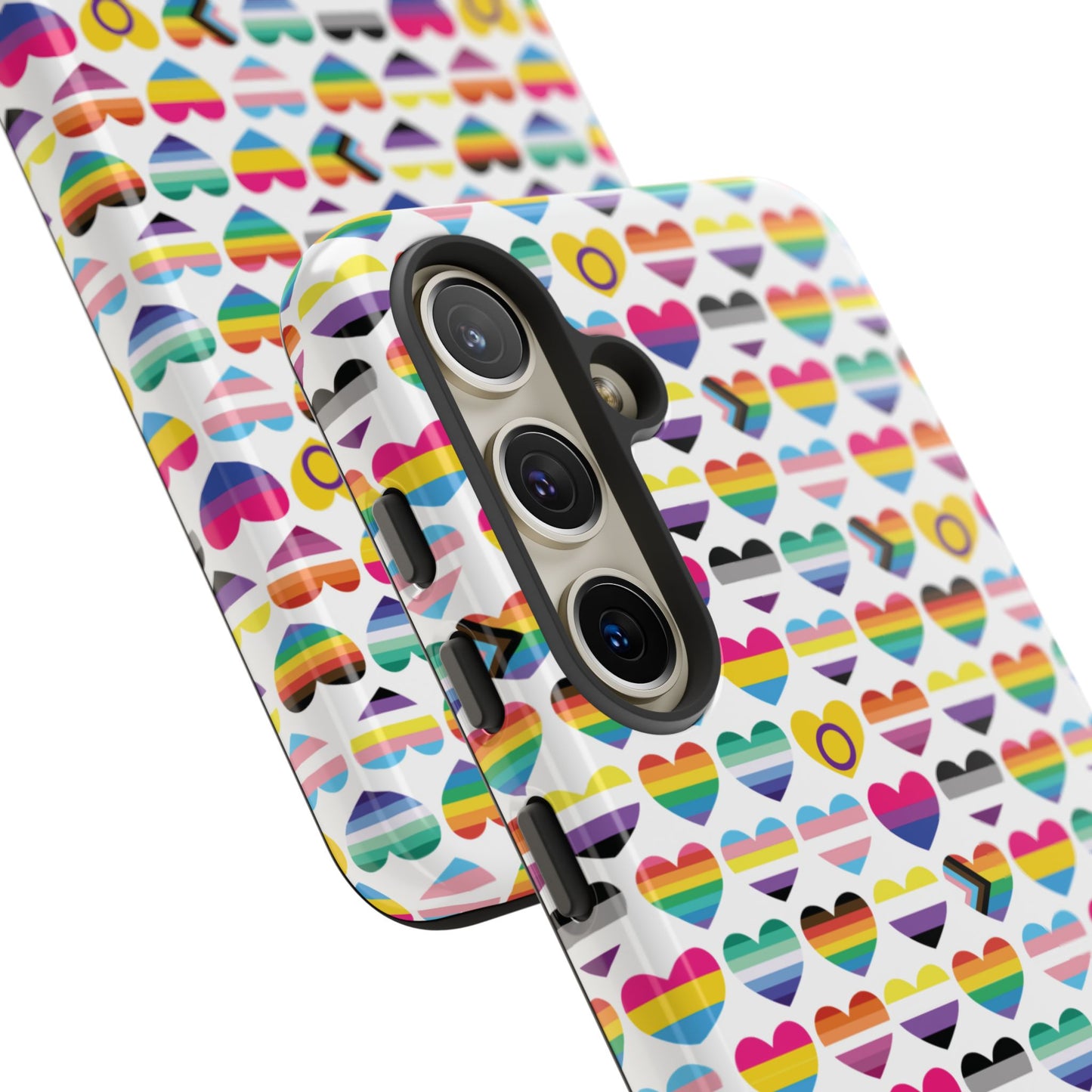 “heart of diversity" – bright edition – android tough phone case
