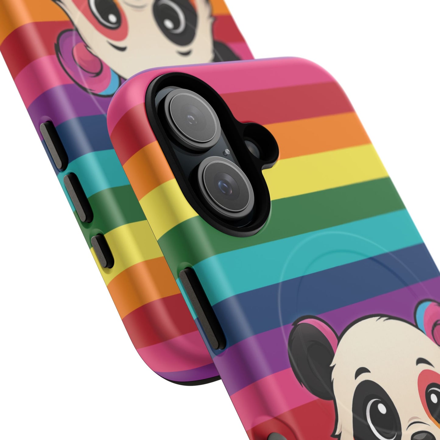 "pridecub" – progress + rainbow pride panda magsafe® iphone tough case