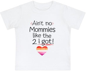 “Ain’t No Mommies Like The 2 I Got” Baby Jersey T-Shirt