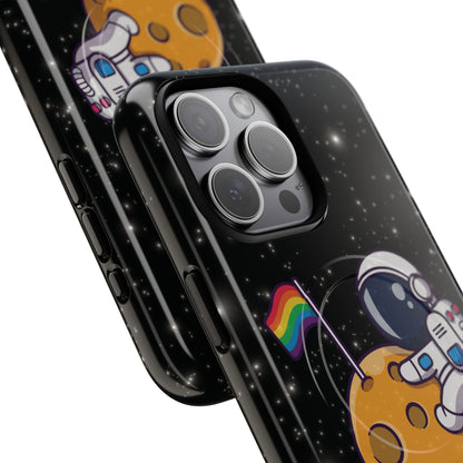 "Cosmic Queer" LGBTQIA+ Astronaut MagSafe® iPhone Tough Case