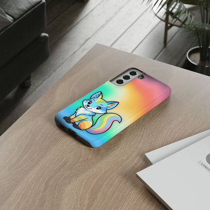 "Queer as a Fox" – Queer Pride Fox Android Tough Phone Case