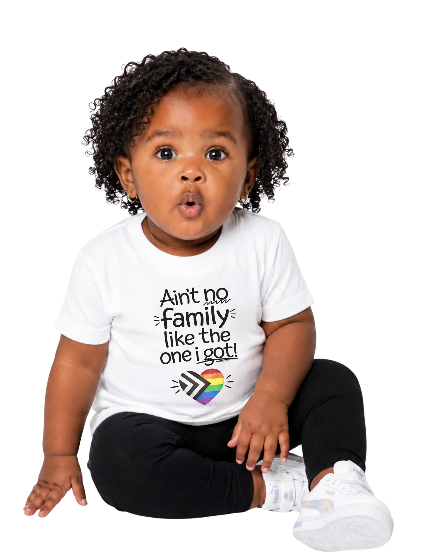 “ain’t no family like the one i got” baby jersey t-shirt