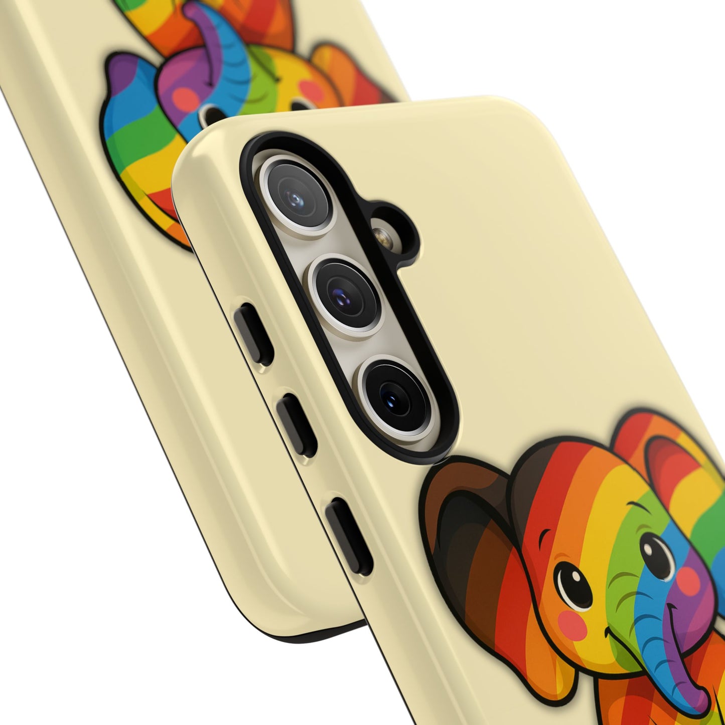 "jumbo joy" – philadelphia pride elephant android tough phone case