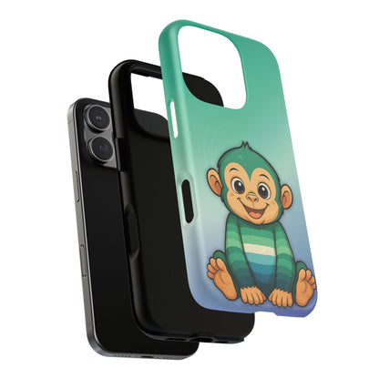 "Monkey Love" – Gay [MLM] Pride Monkey MagSafe® iPhone Tough Case