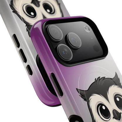 "Ace-Wise" – Asexual Pride Owl MagSafe® iPhone Tough Case