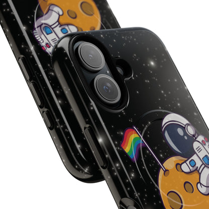 "Cosmic Queer" LGBTQIA+ Astronaut MagSafe® iPhone Tough Case