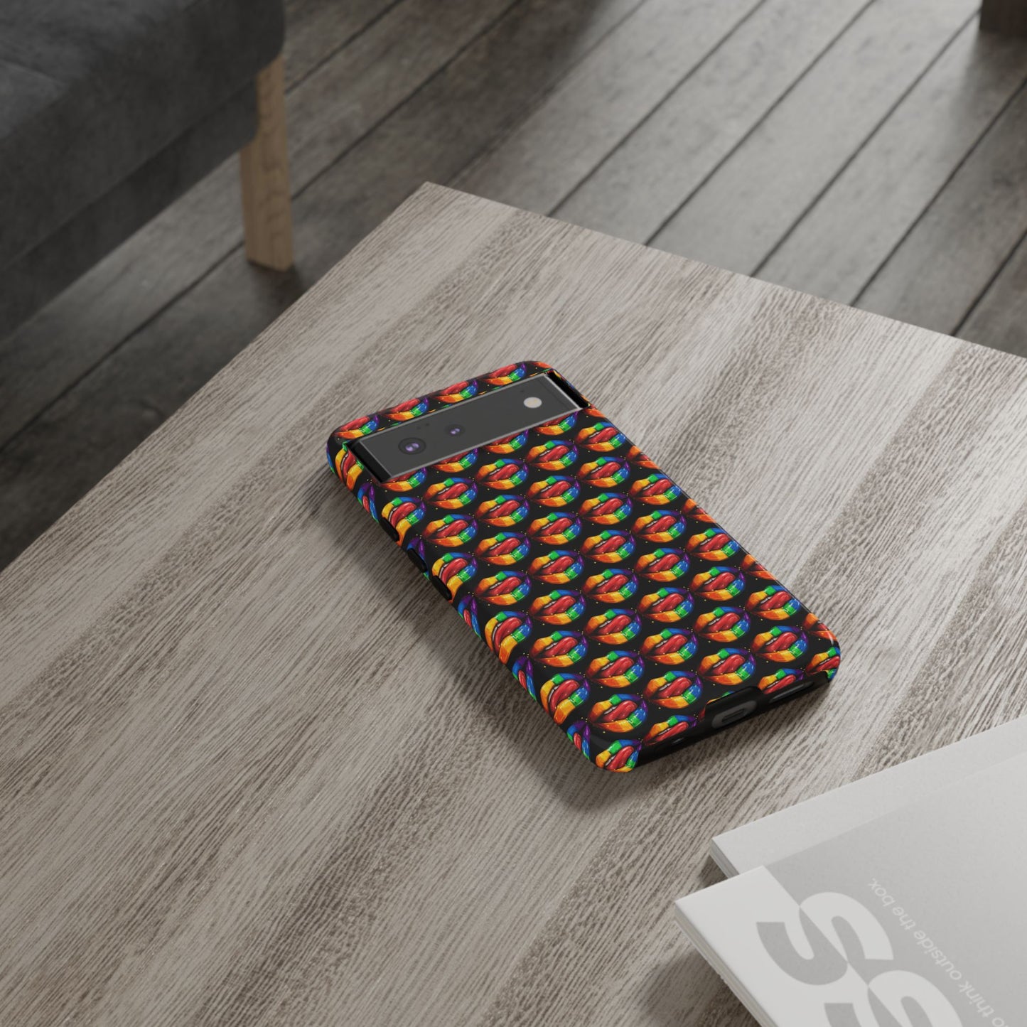 "taste the rainbow" android tough phone case