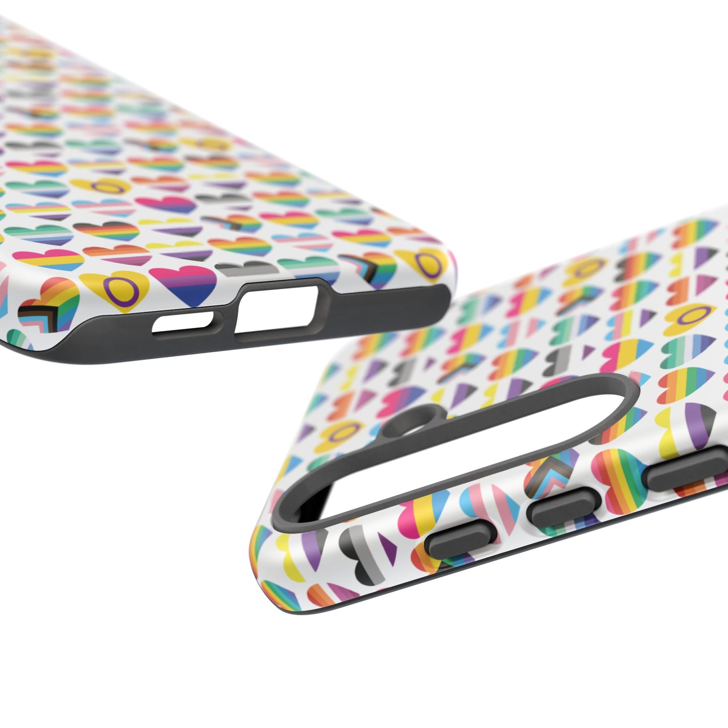 “heart of diversity" – bright edition – android tough phone case