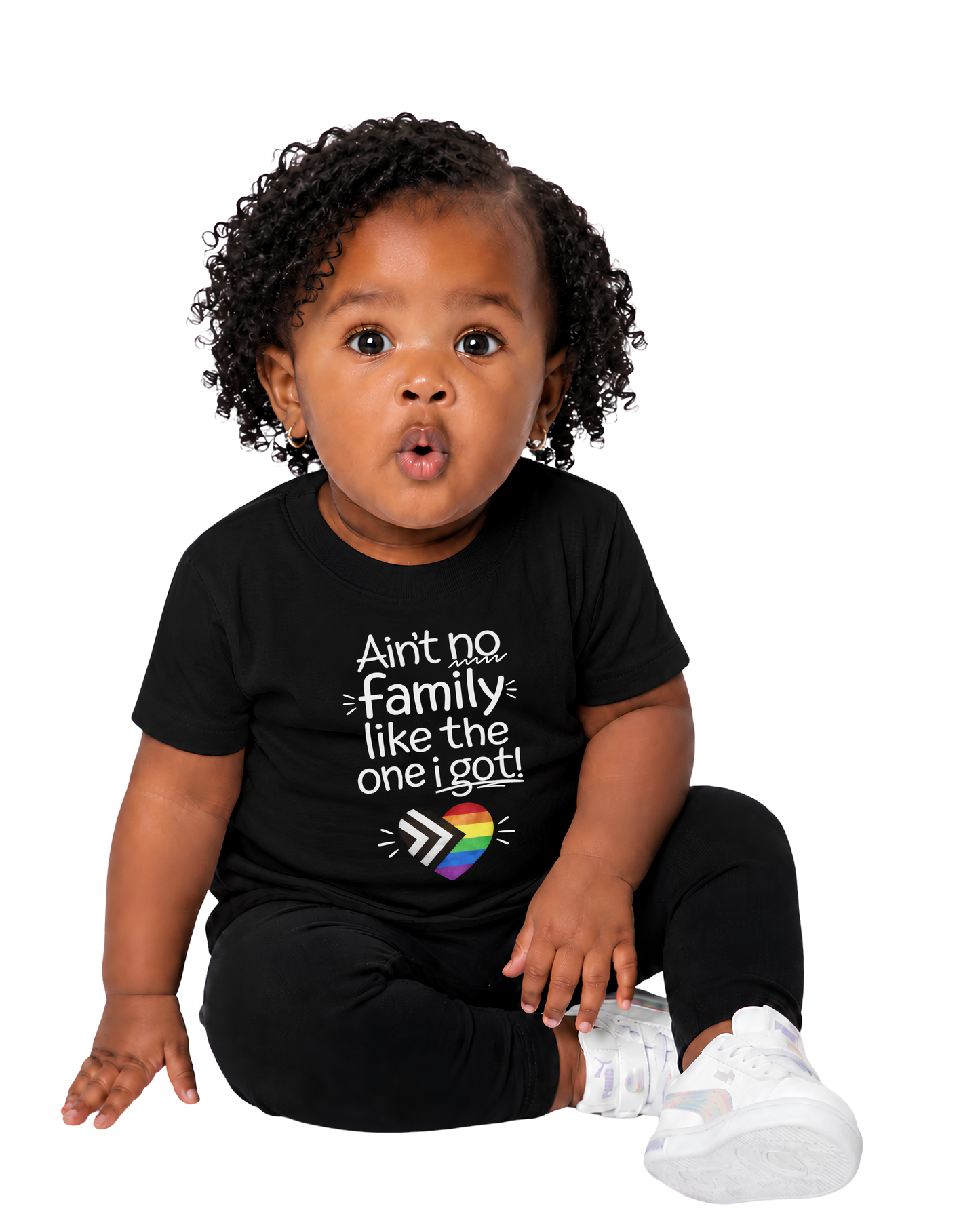 “ain’t no family like the one i got” baby jersey t-shirt