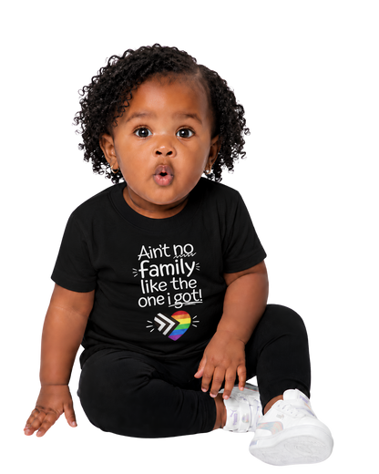 “Ain’t No Family Like The One I Got” Baby Jersey T-Shirt