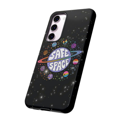 "Safe Space" LGBTQIA+ Pride Galaxy Android Tough Phone Case