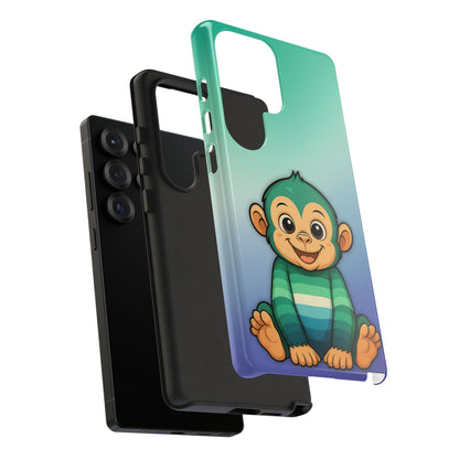 "Monkey Love" – Gay [MLM] Pride Android Tough Phone Case