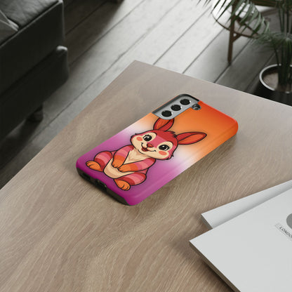"Hare to Slay" – Lesbian [Femme] Bunny Android Tough Phone Case