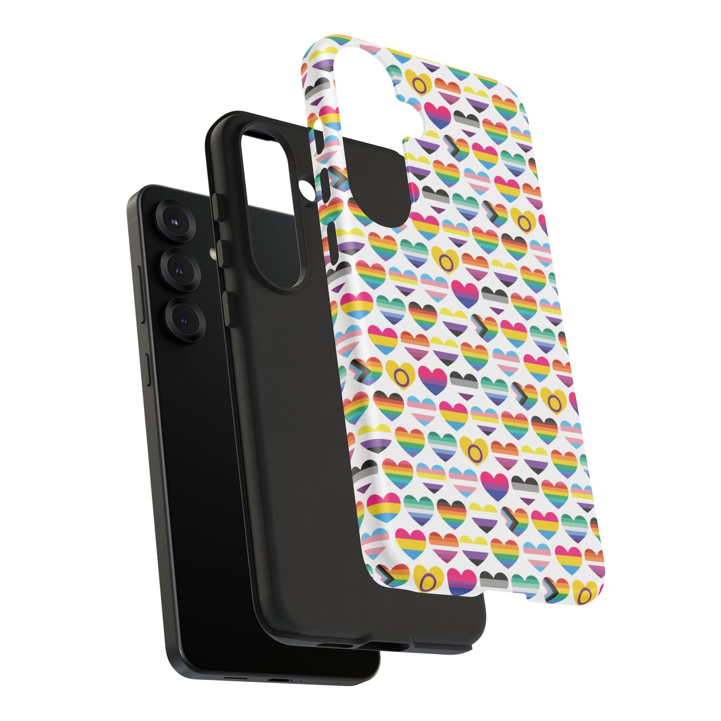 “heart of diversity" – bright edition – android tough phone case