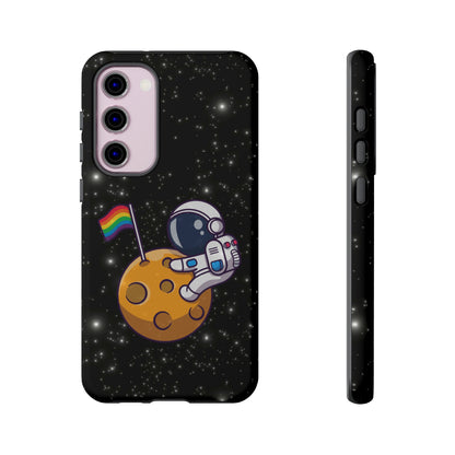 "Cosmic Queer" LGBTQIA+ Android Astronaut Tough Phone Case