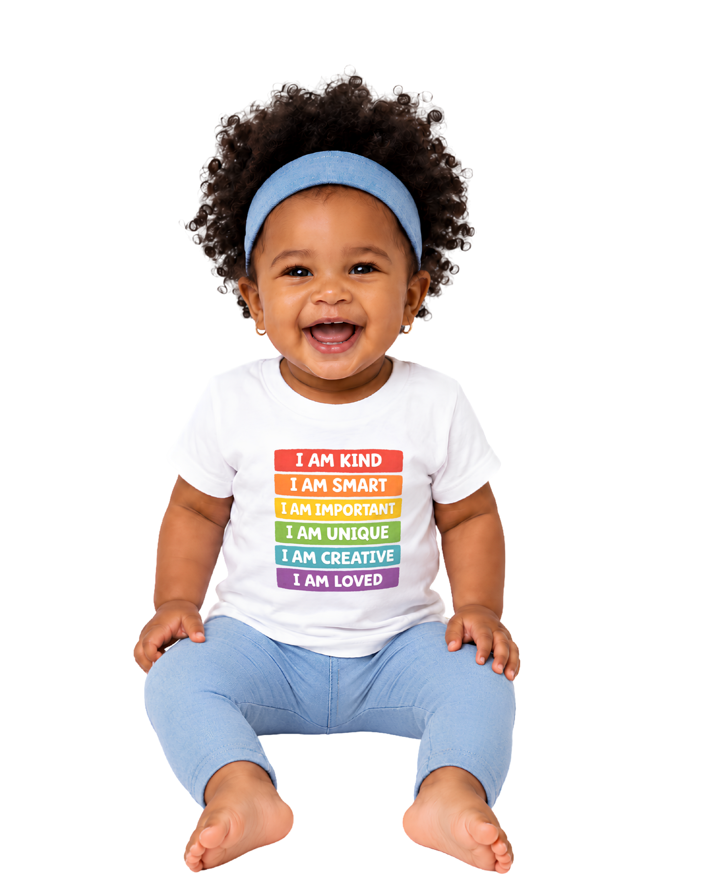 “rainbow affirmations” baby jersey t-shirt