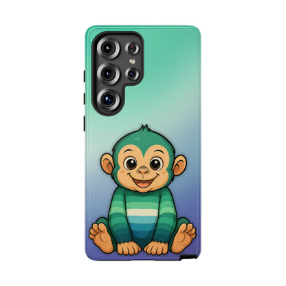 "Monkey Love" – Gay [MLM] Pride Android Tough Phone Case