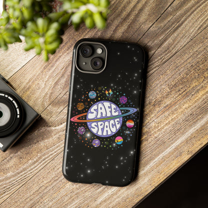 "Safe Space" LGBTQIA+ Pride Galaxy Android Tough Phone Case