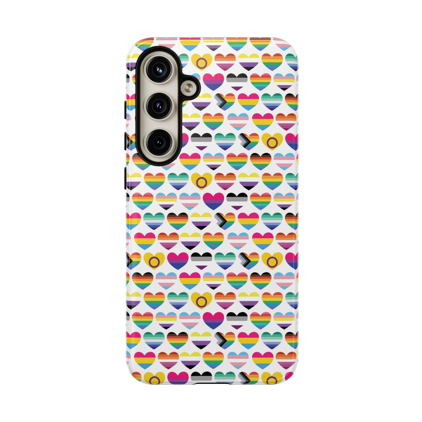 “heart of diversity" – bright edition – android tough phone case
