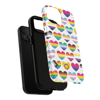 "Proud Hearts" LGBTQIA+ Love MagSafe® iPhone Case