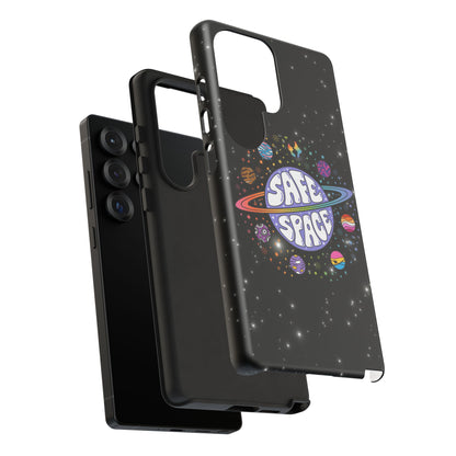 "Safe Space" LGBTQIA+ Pride Galaxy Android Tough Phone Case