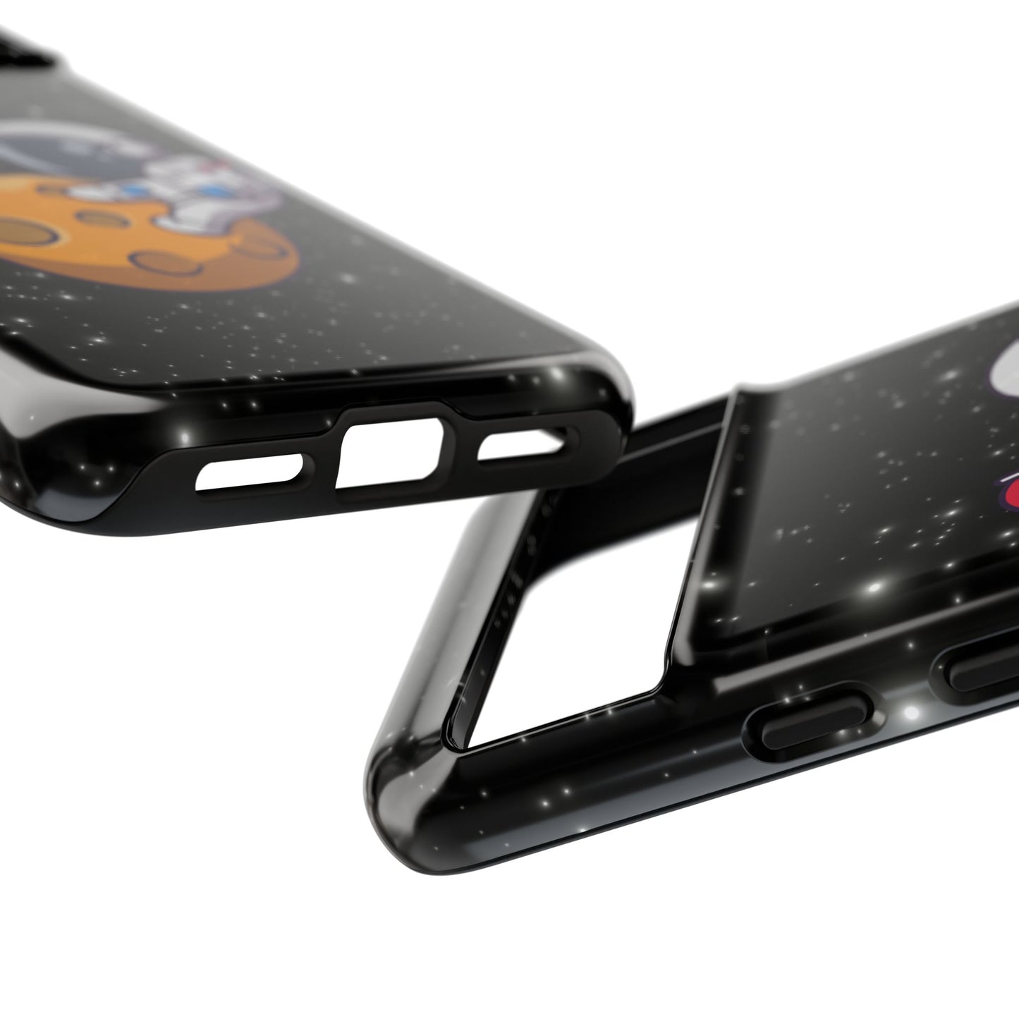 "cosmic queer" lgbtqia+ android astronaut tough phone case