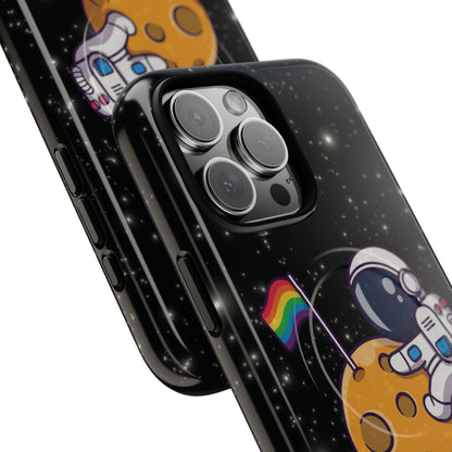 "Cosmic Queer" LGBTQIA+ Astronaut MagSafe® iPhone Tough Case