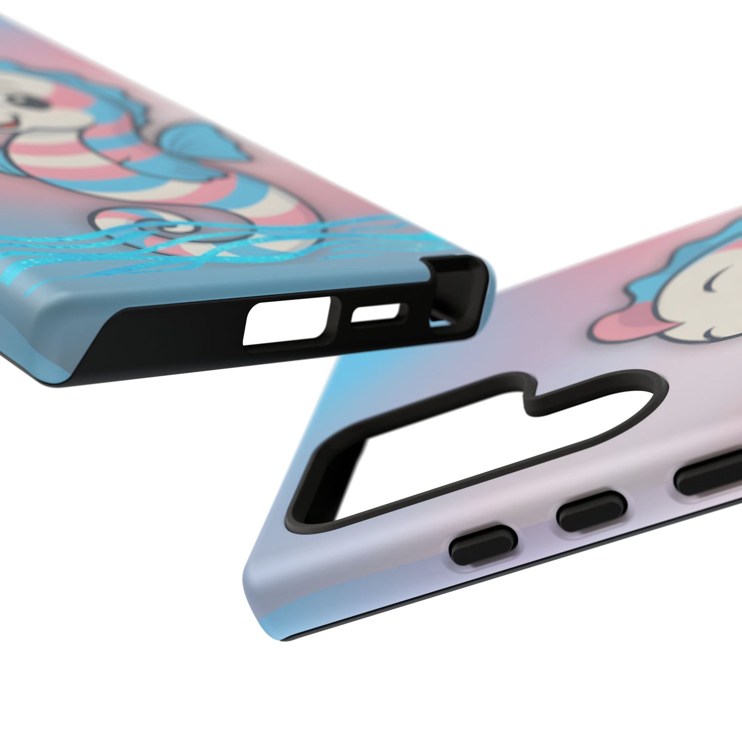 “sea me” – trans pride seahorse android tough phone case