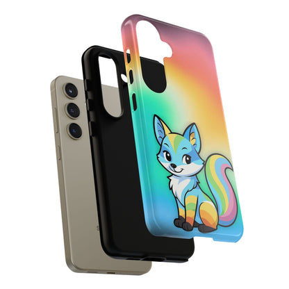 "Queer as a Fox" – Queer Pride Fox Android Tough Phone Case