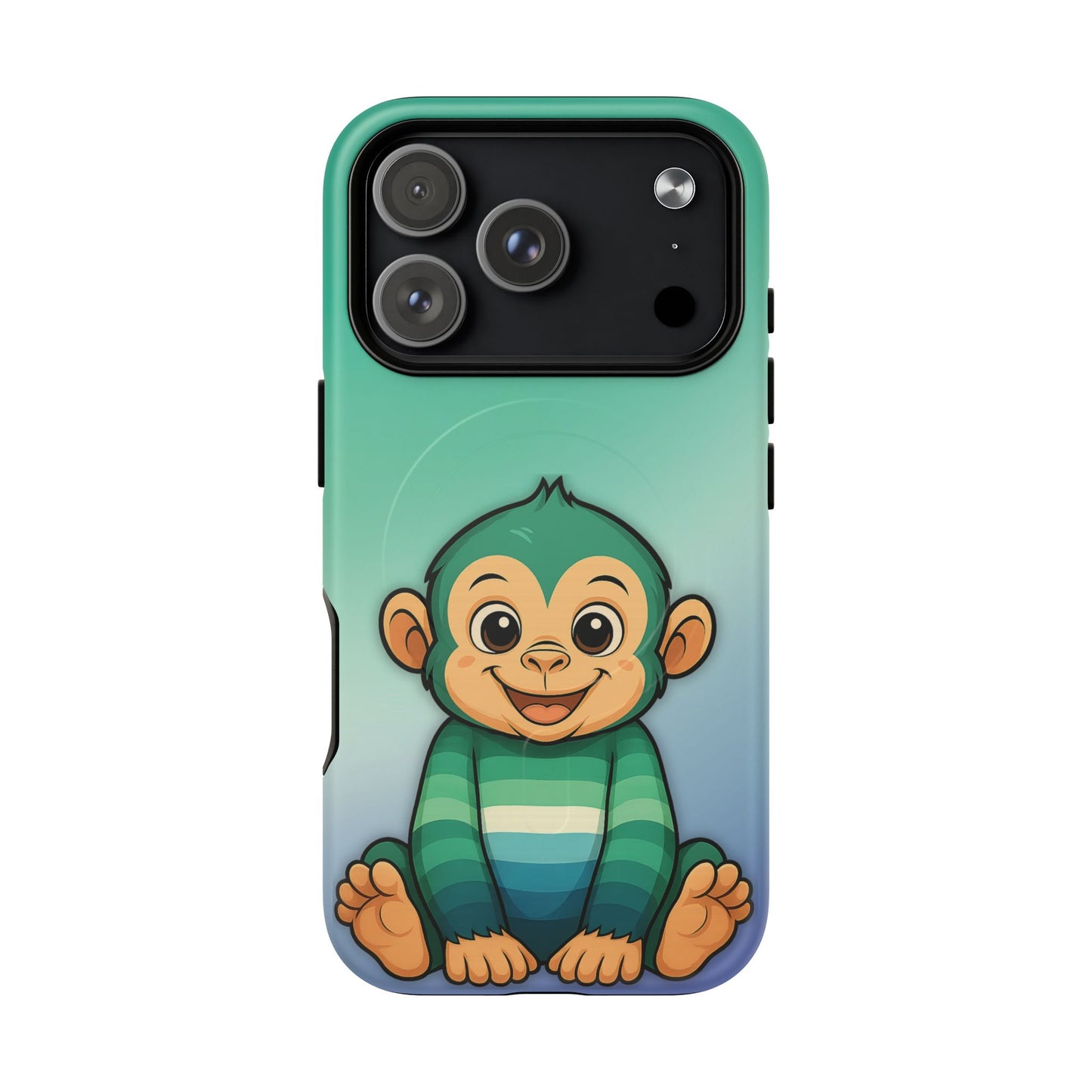 "monkey love" – gay [mlm] pride monkey magsafe® iphone tough case