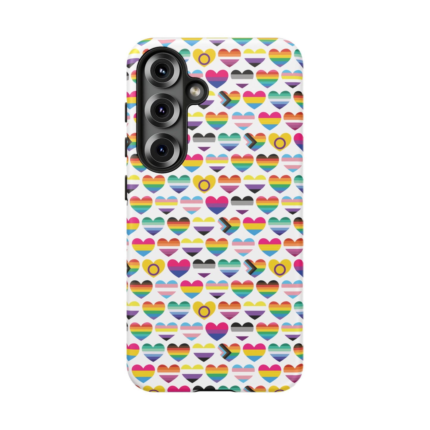 “heart of diversity" – bright edition – android tough phone case