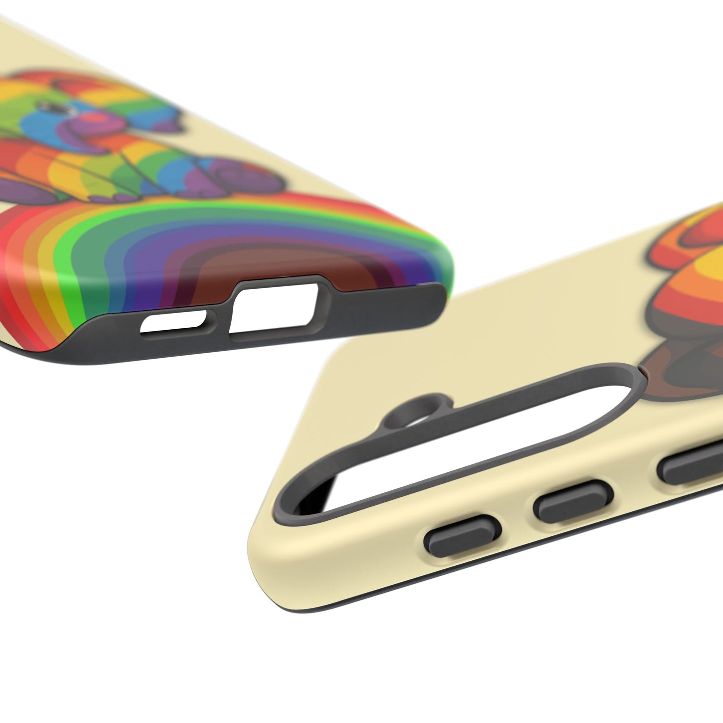 "jumbo joy" – philadelphia pride elephant android tough phone case