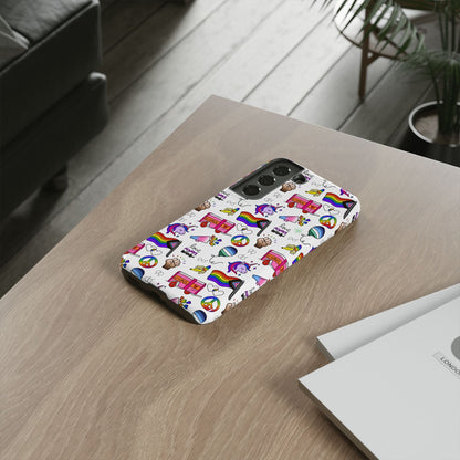 "Identity Mix" LGBTQIA+ Collage Android Tough Phone Case
