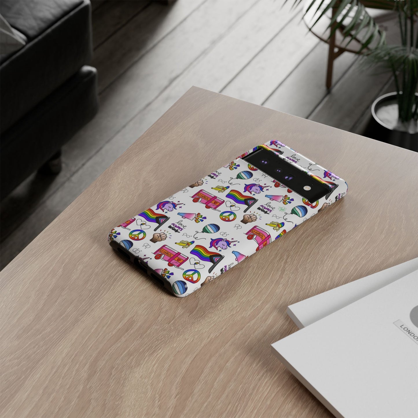 "identity mix" lgbtqia+ collage android tough phone case