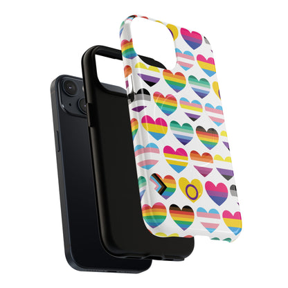 "Proud Hearts" LGBTQIA+ Love MagSafe® iPhone Case
